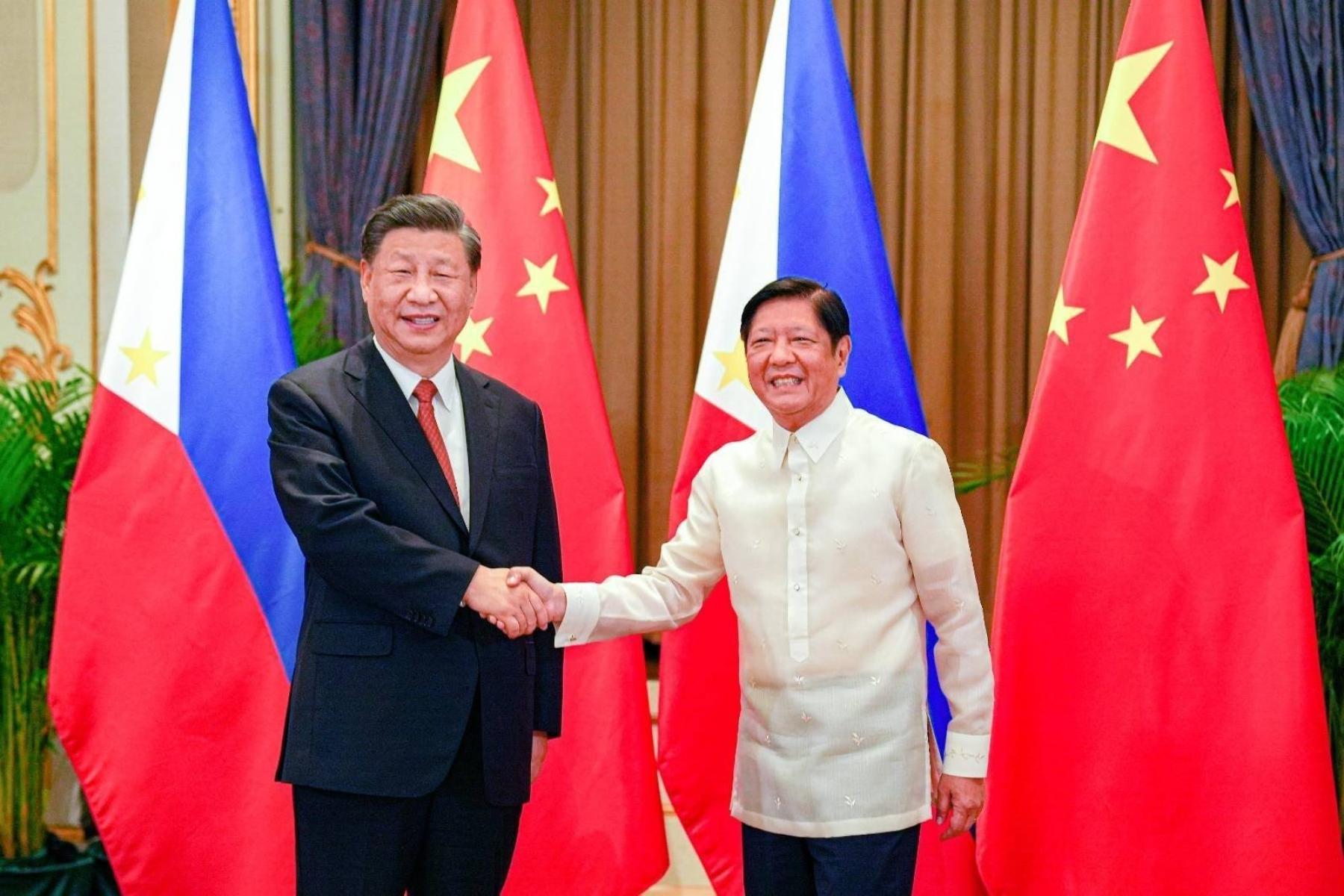 Bongbong Marcos og Xi Jinping