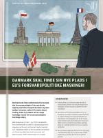 Cover til brief om DK i EU forsvar