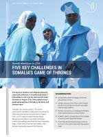 Five Key Challenges in Somalia's Game of Thrones