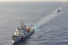 Chinese coast guard in the South China Sea