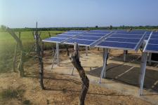Solar Panels on a Farm in Mali