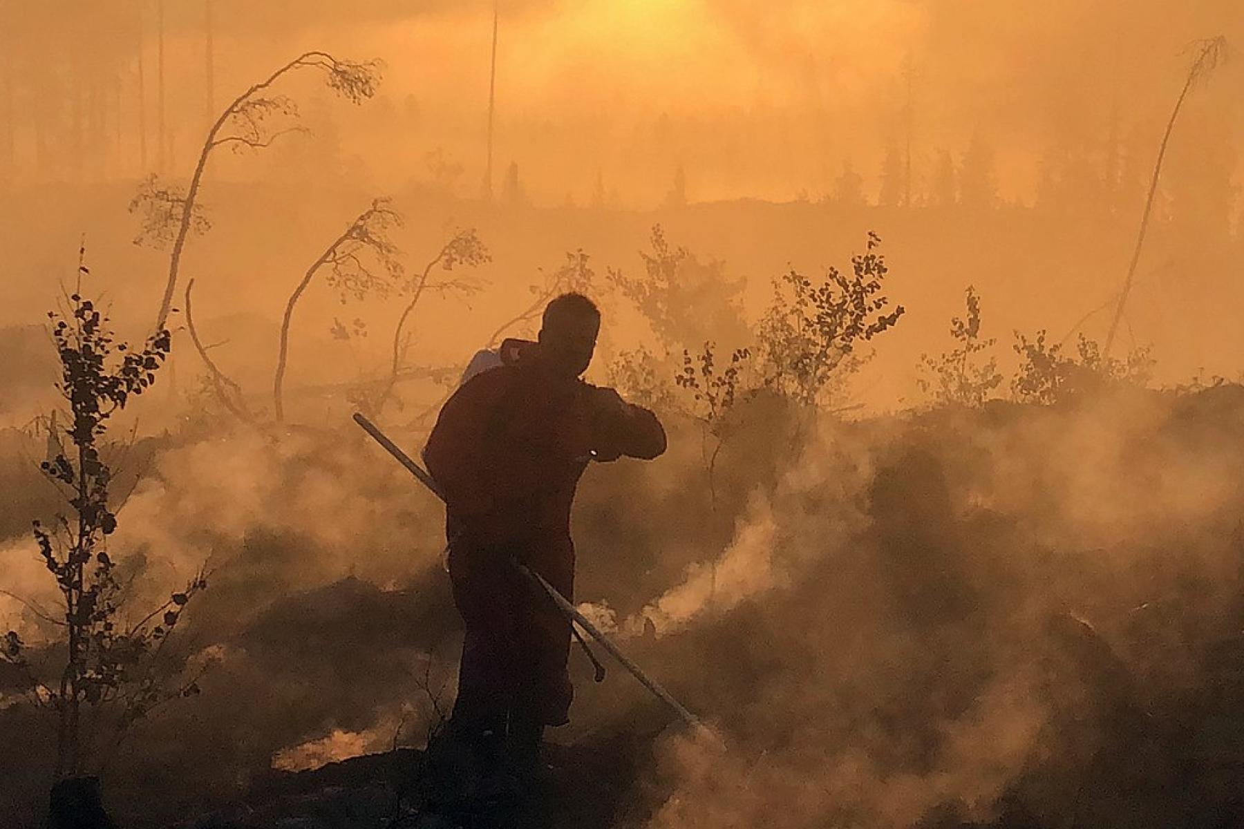 Forrest fire in Sweden july 2018