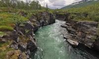 Abiskojåkka at Abisko National park, Sweden